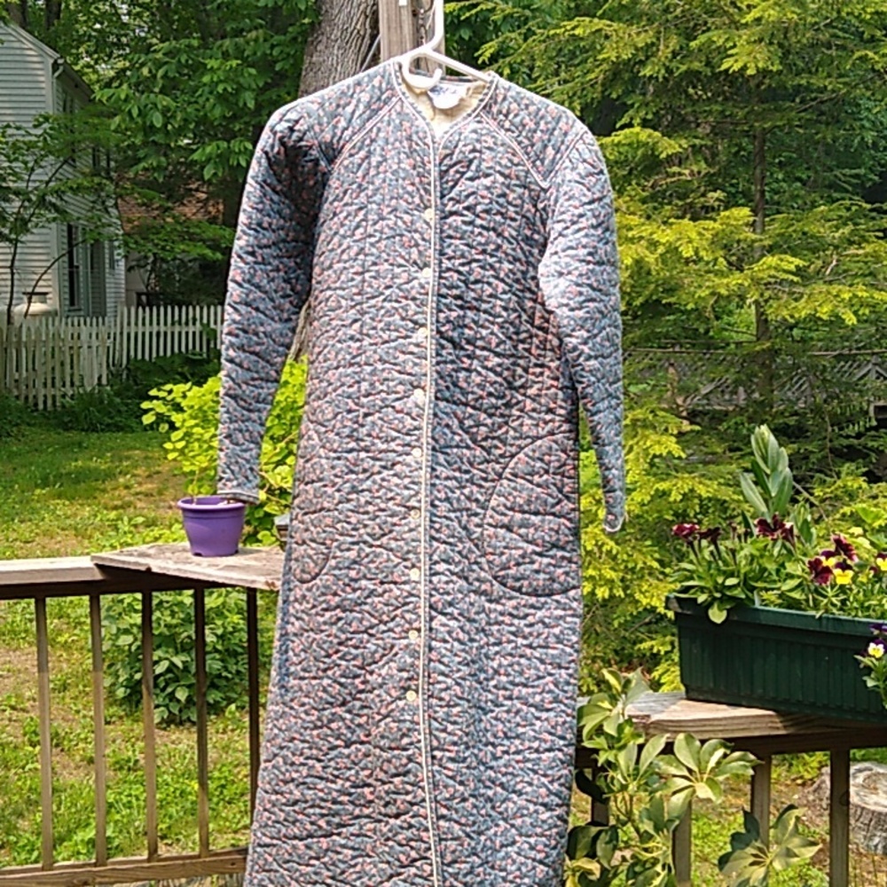 Women's robe, Lanz of Salzburg, size L, flannel lined